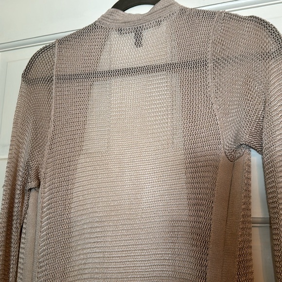 WHBM Shimmer Tie Waist Cardigan worn once!!! Beautiful! - Picture 4 of 7